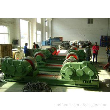 100Tons Boiler Pipe Welding Rotator Blue With PU Roller , S